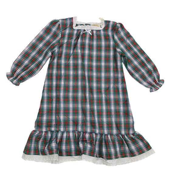 NWT TBBC 3T Nottingham Gown in Prestonwood Plaid - Picture 1 of 5